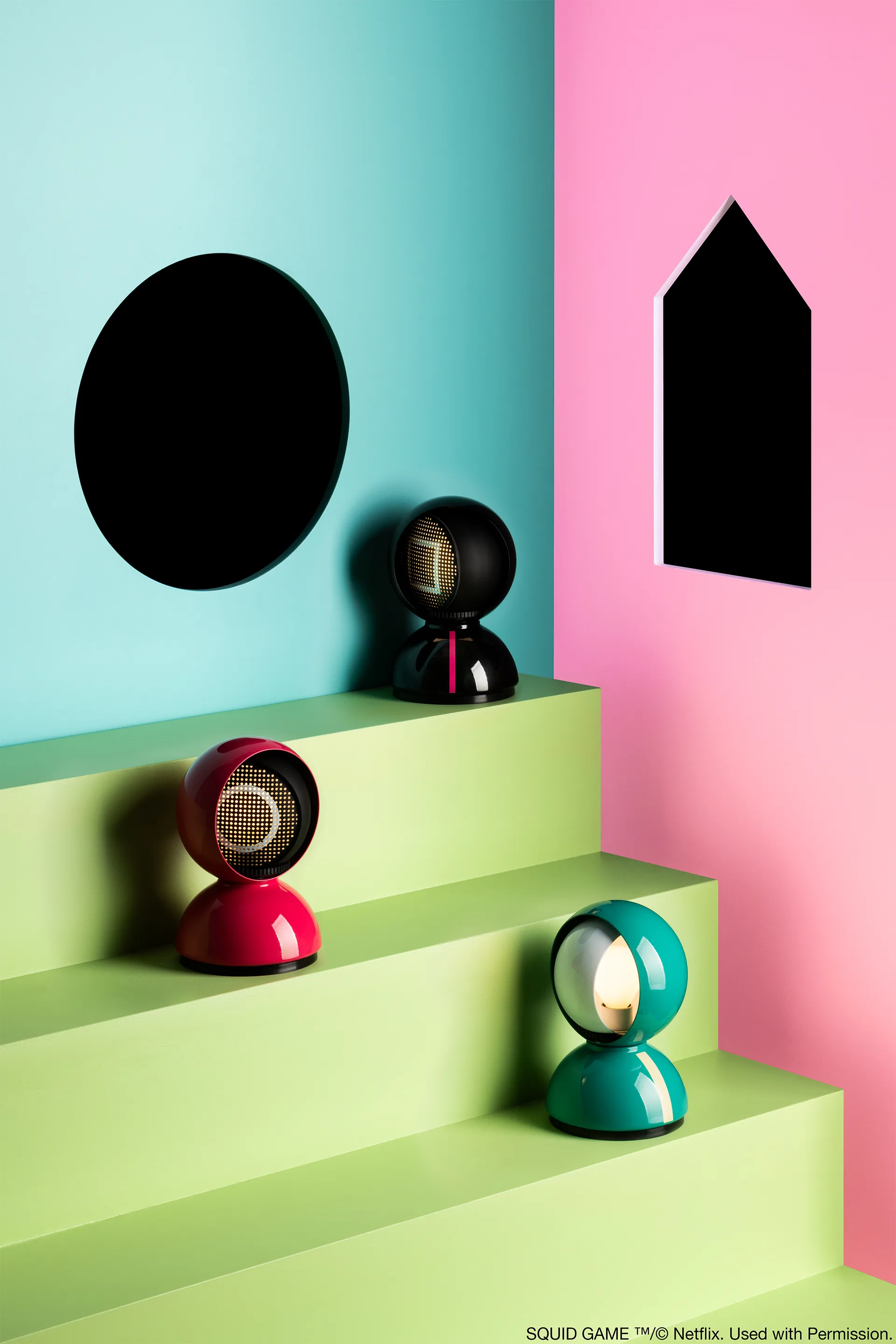 Eclisse x Squid Game φωτιστικό τραπεζιού Special Edition, Player Artemide