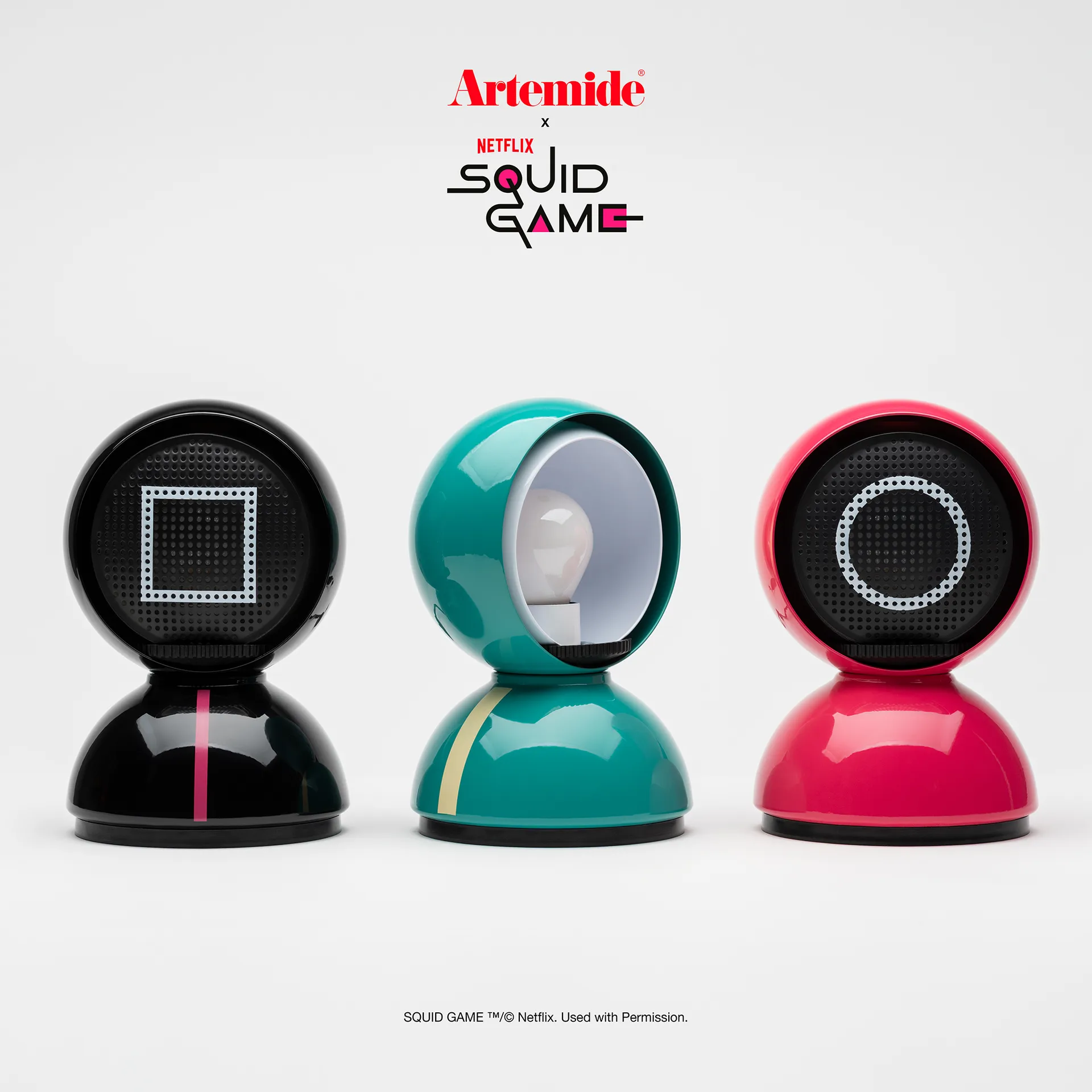 Eclisse x Squid Game φωτιστικό τραπεζιού Special Edition, Player Artemide
