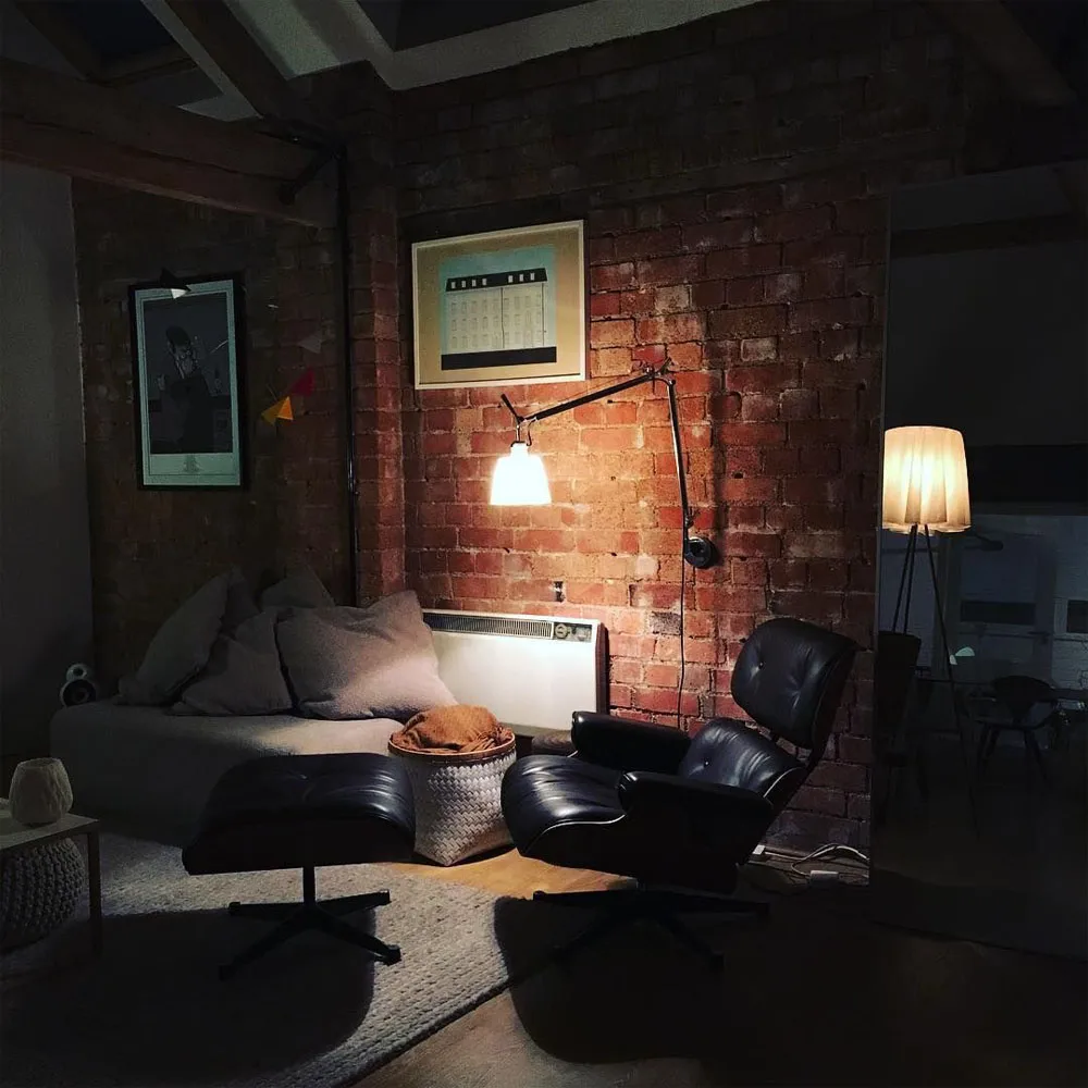 Επιτοίχιο φωτιστικό, Tolomeo Basculante, Λευκό της περγαμηνής Artemide