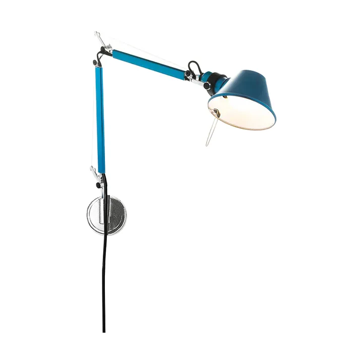 Tolomeo Micro φωτιστικό τοίχου- Anodized blue - Artemide