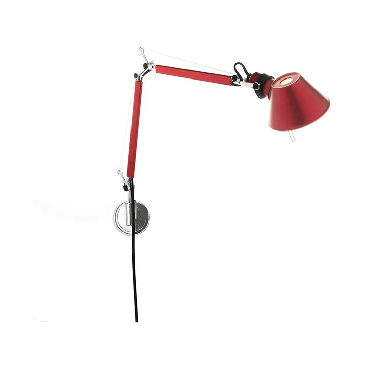 Tolomeo Micro φωτιστικό τοίχου- Anodized red - Artemide