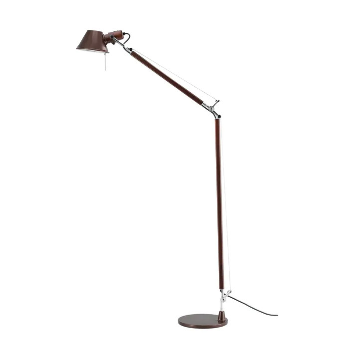 Tolomeo Reading φωτιστικό δαπέδου E27 special edition - Brown metallic - Βάση λάμπας - Artemide