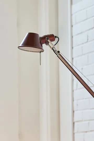 Tolomeo Reading φωτιστικό δαπέδου E27 special edition - Brown metallic - Βάση λάμπας - Artemide