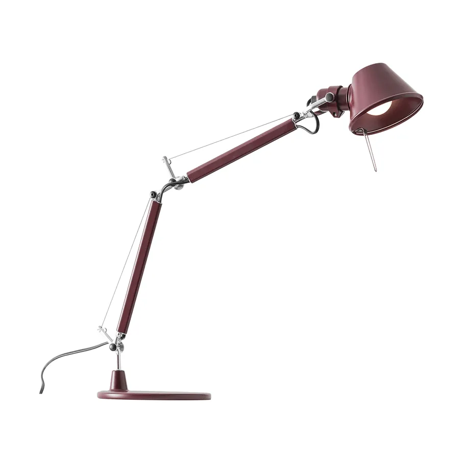 Μικρό επιτραπέζιο φωτιστικό, Tolomeo, Ruby red Artemide