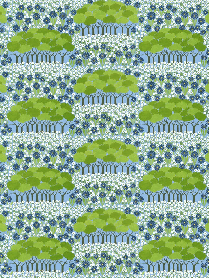 Allé μουσαμάς - Πράσινο-μπλε - Arvidssons Textil