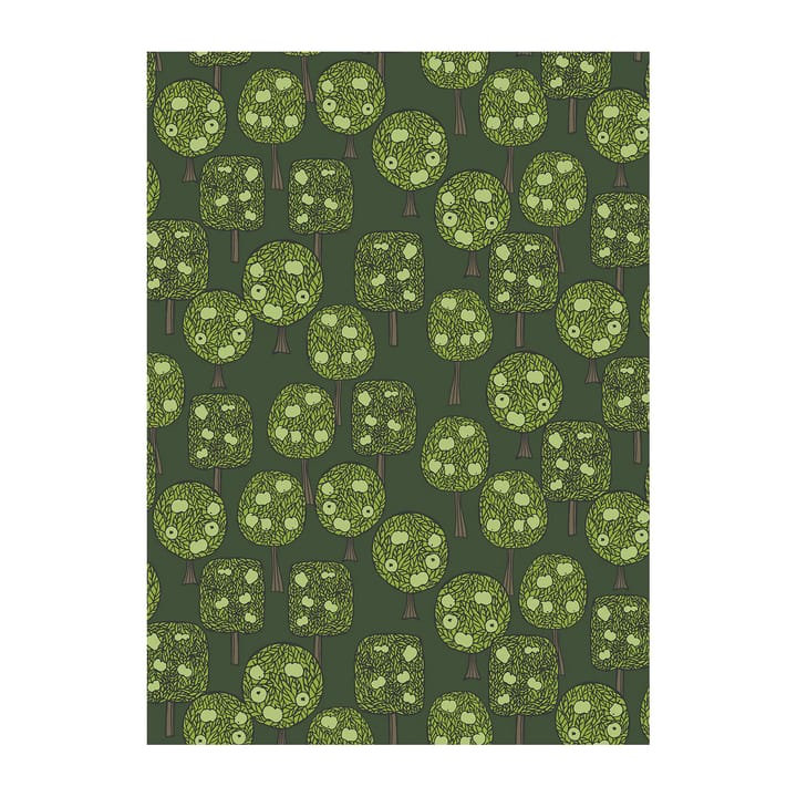 Ύφασμα Äppelskogen - Σκούρο πράσινο - Arvidssons Textil