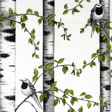 Björkdungen ύφασμα - λευκό - Arvidssons Textil