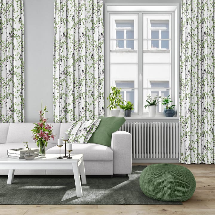 Björkdungen ύφασμα, λευκό Arvidssons Textil