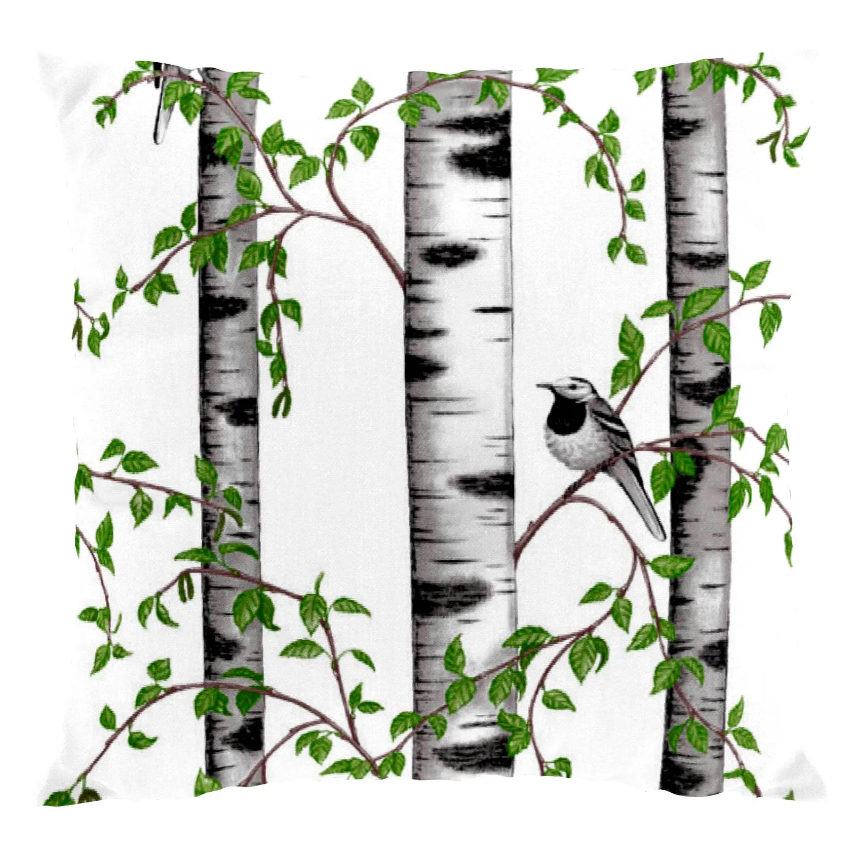 Björkdungen κάλυμμα μαξιλαριού, λευκό Arvidssons Textil