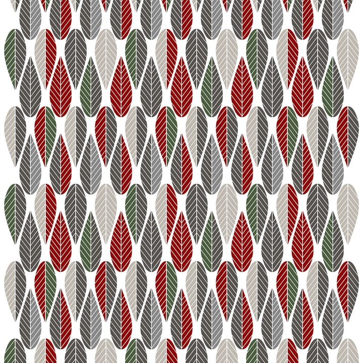 Blader ύφασμα - κόκκινο-πράσινο - Arvidssons Textil