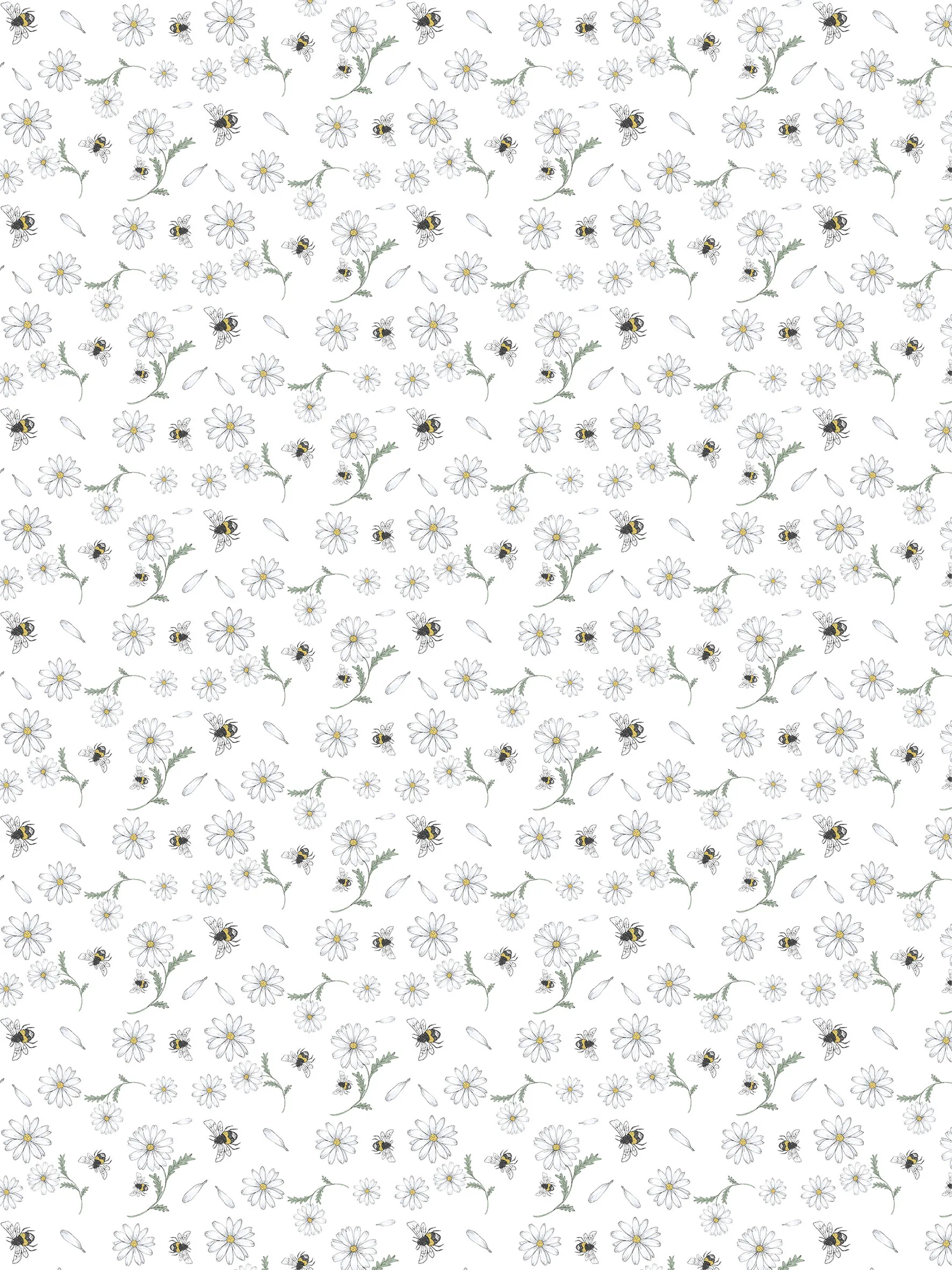 Blomstersurr ύφασμα, Μπεζ Arvidssons Textil