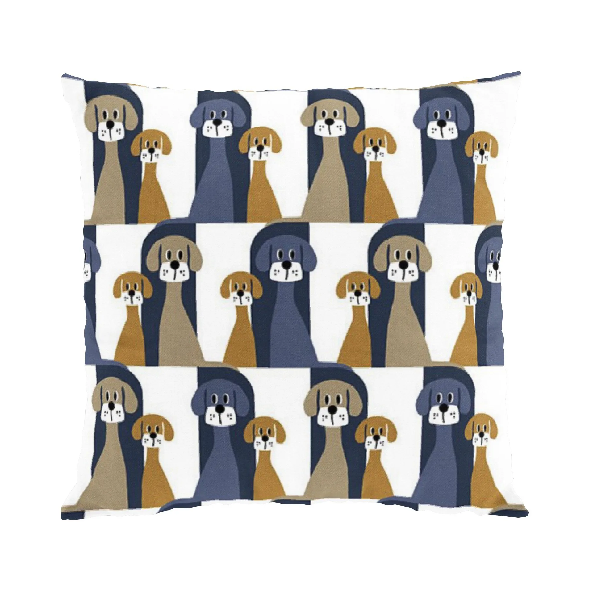 Buster κάλυμμα μαξιλαριού 47x47 cm, μπλε-μπεζ Arvidssons Textil