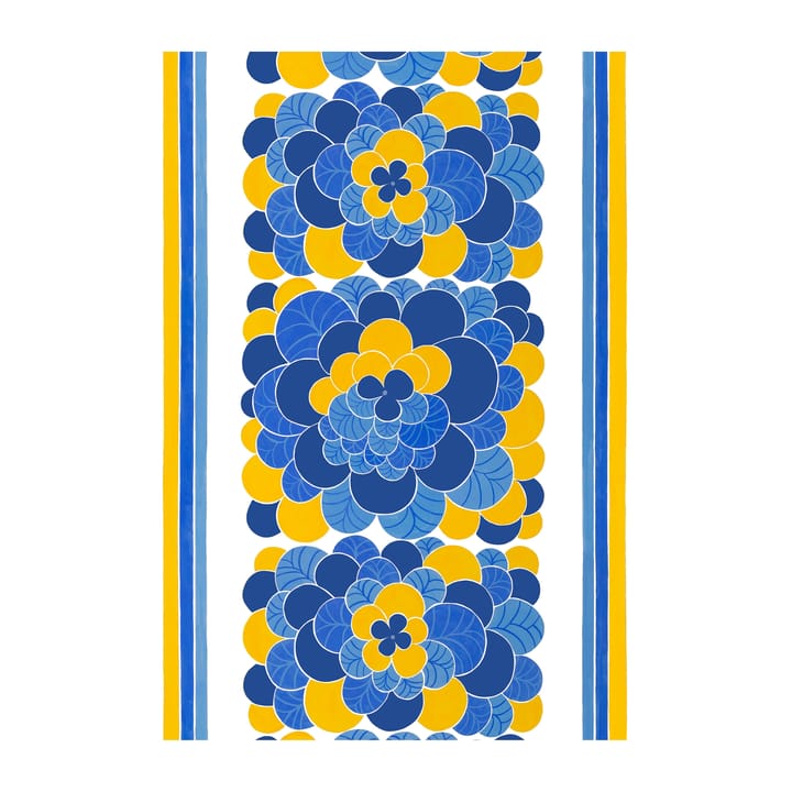 Ύφασμα Cirrus - Mπλε-κίτρινο - Arvidssons Textil