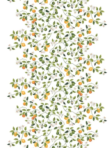 Citrusträdet ύφασμα - Πράσινο-πράσινο - Arvidssons Textil