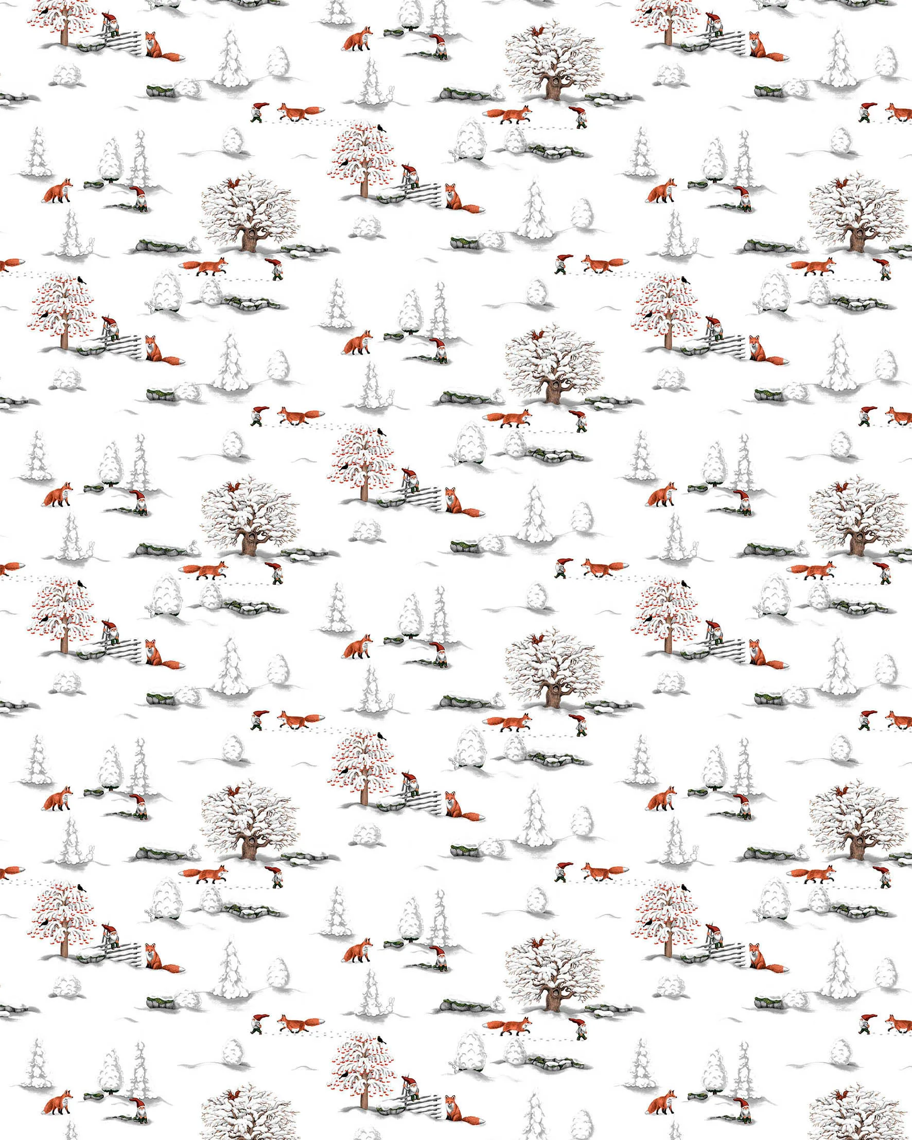 Ύφασμα Ekhagen, Offwhite Arvidssons Textil