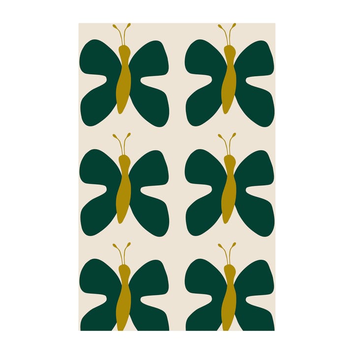 Ύφασμα Fjäril  - Πράσινο-κίτρινο - Arvidssons Textil