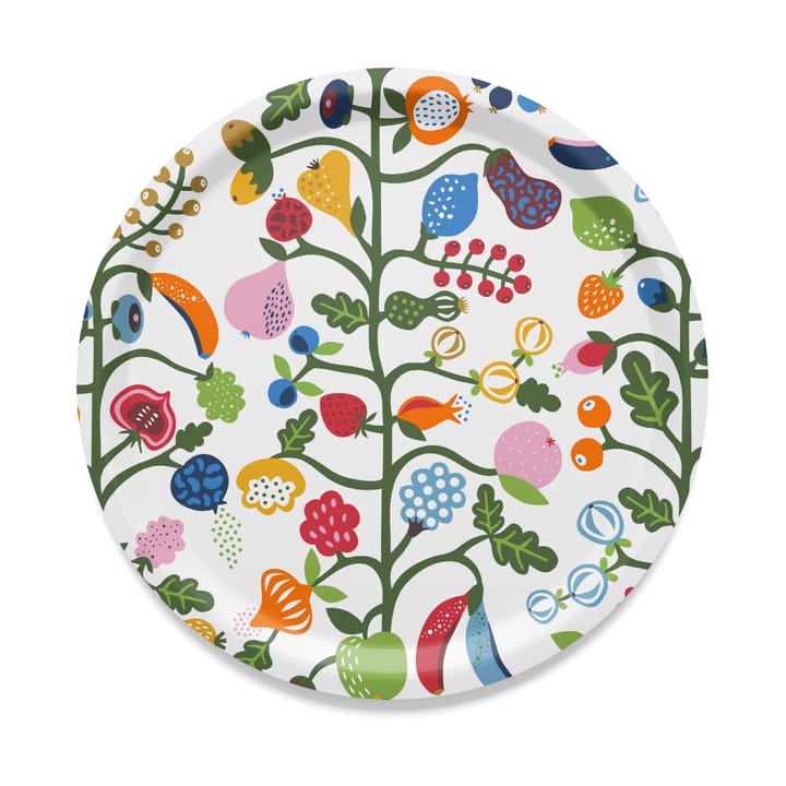 Fruktträdgården δίσκος Ø31 cm - Multi - Arvidssons Textil