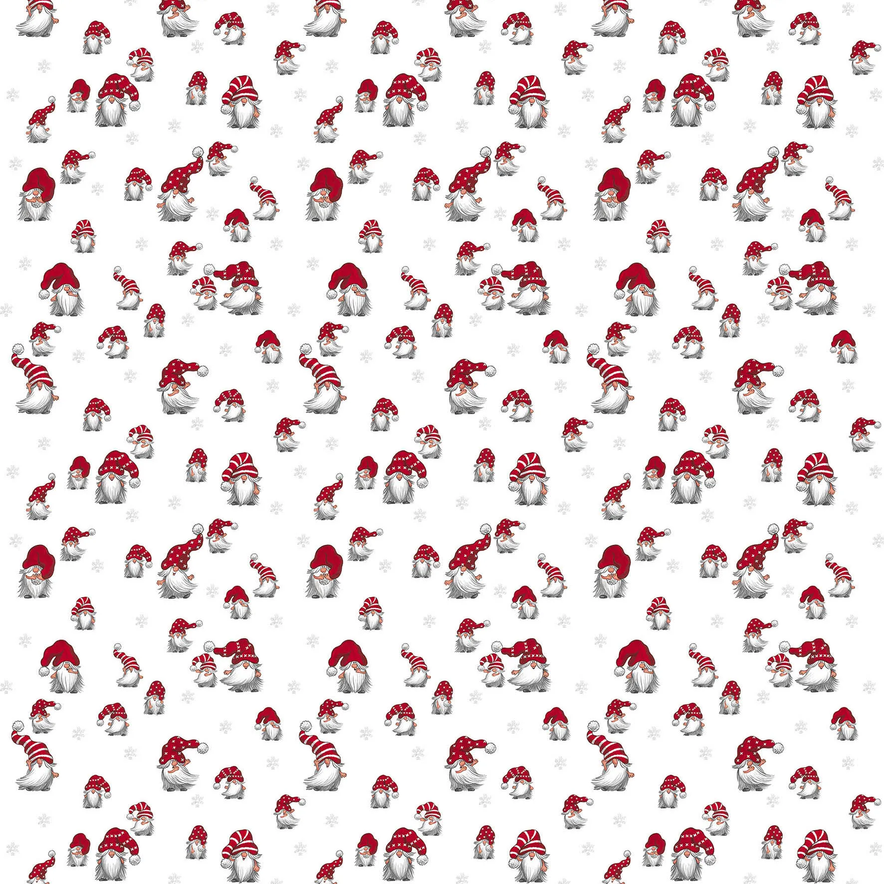 Ύφασμα Julian, υπόλευκο-κόκκινο Arvidssons Textil