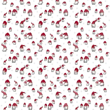 Ύφασμα Julian - υπόλευκο-κόκκινο - Arvidssons Textil