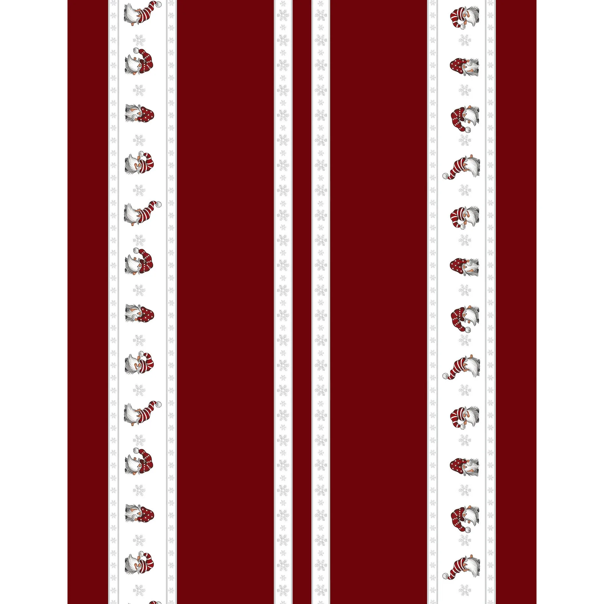 Julian and Co. Χριστουγεννιάτικο ύφασμα με μπορντούρα, Κόκκινος Arvidssons Textil