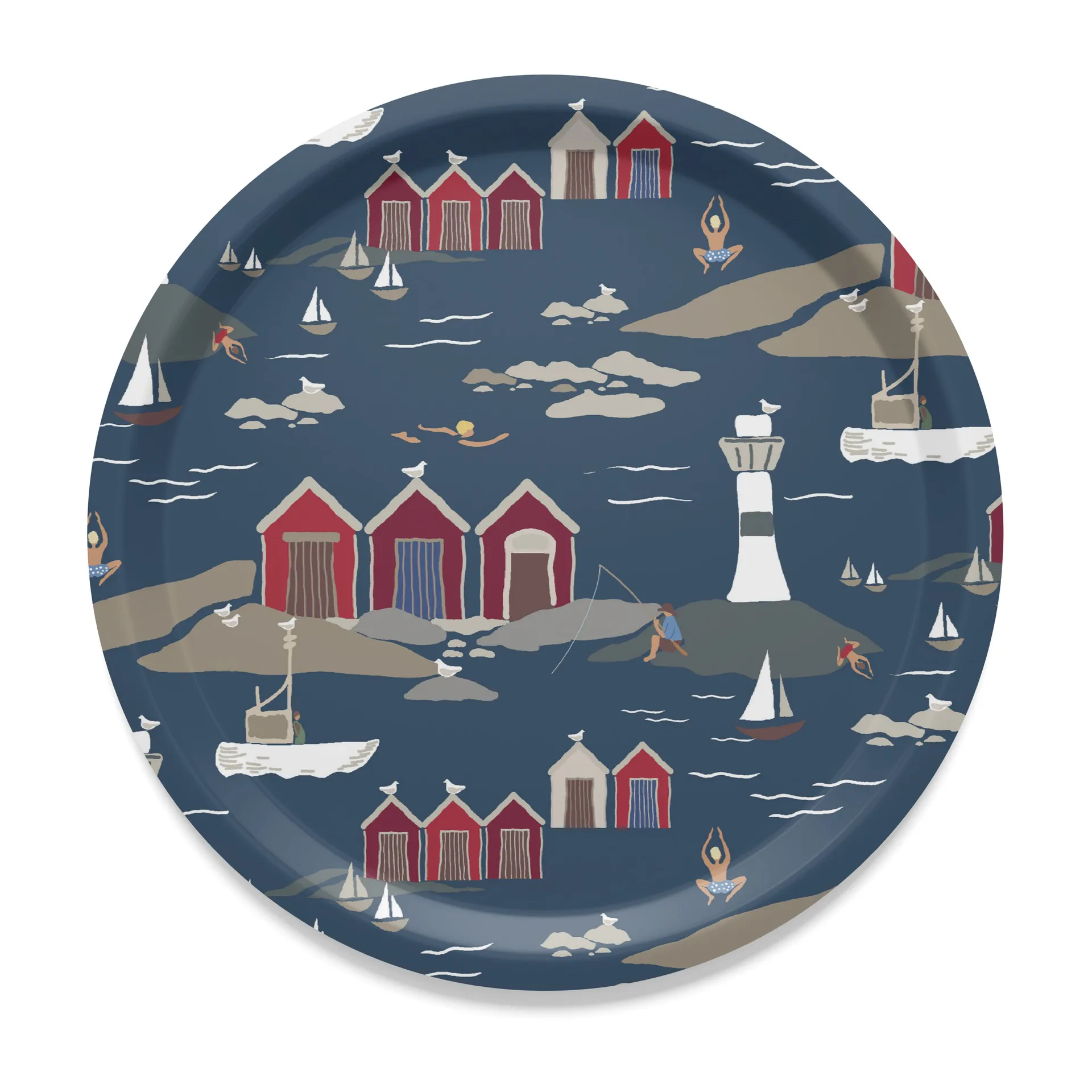 Δίσκος, Kust, Ø31 εκ, Μπλε Arvidssons Textil