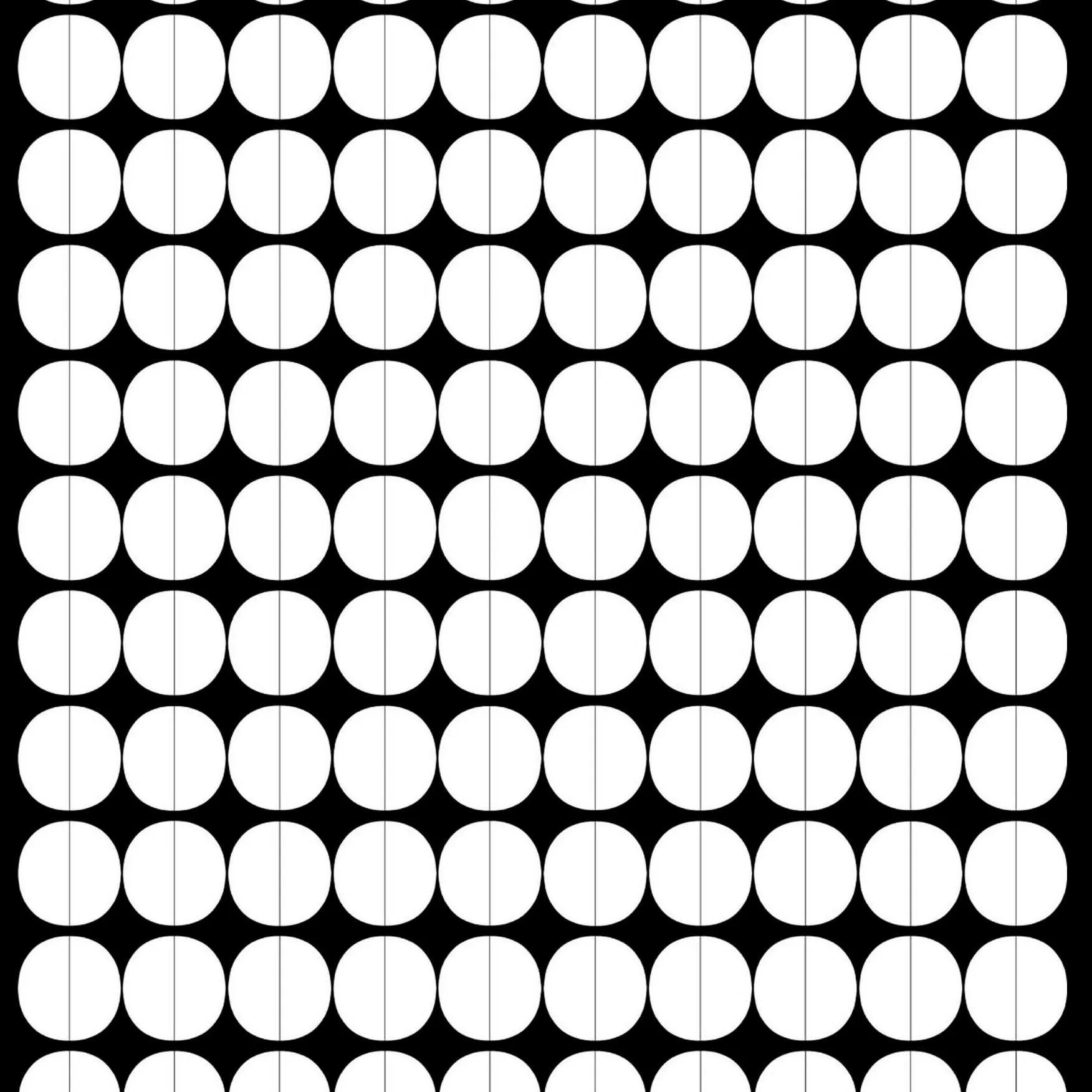 Lane ύφασμα, λευκοί κύκλοι Arvidssons Textil