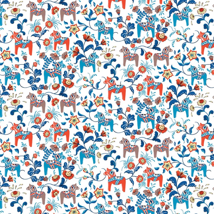 Leksand μουσαμάς - Μπλε-πορτοκαλί - Arvidssons Textil