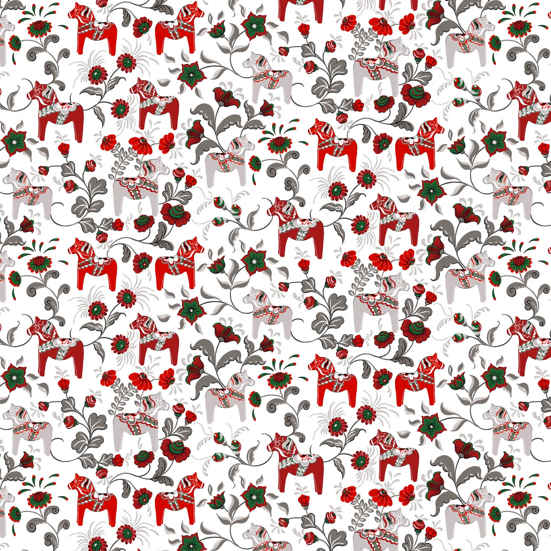 Leksand ύφασμα, Κόκκινο του κρασιού Arvidssons Textil