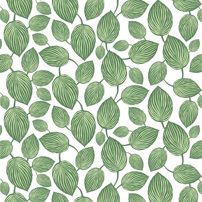 Lyckans blad ύφασμα - πράσινο - Arvidssons Textil