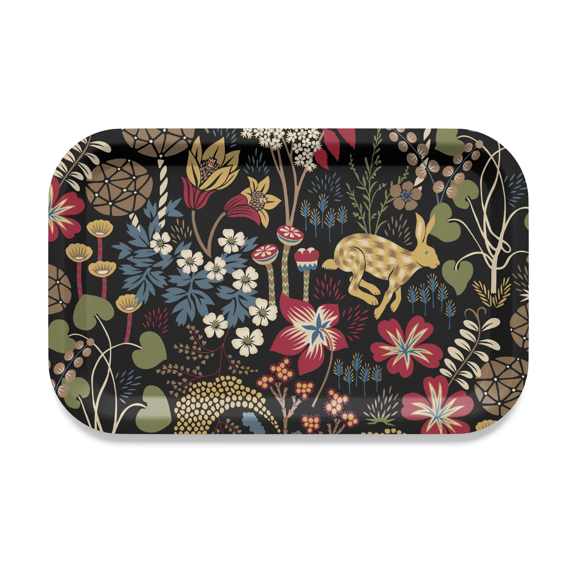 Δίσκος, Lyckeflykt, 21x33 εκ, Κόκκινο-καφέ Arvidssons Textil