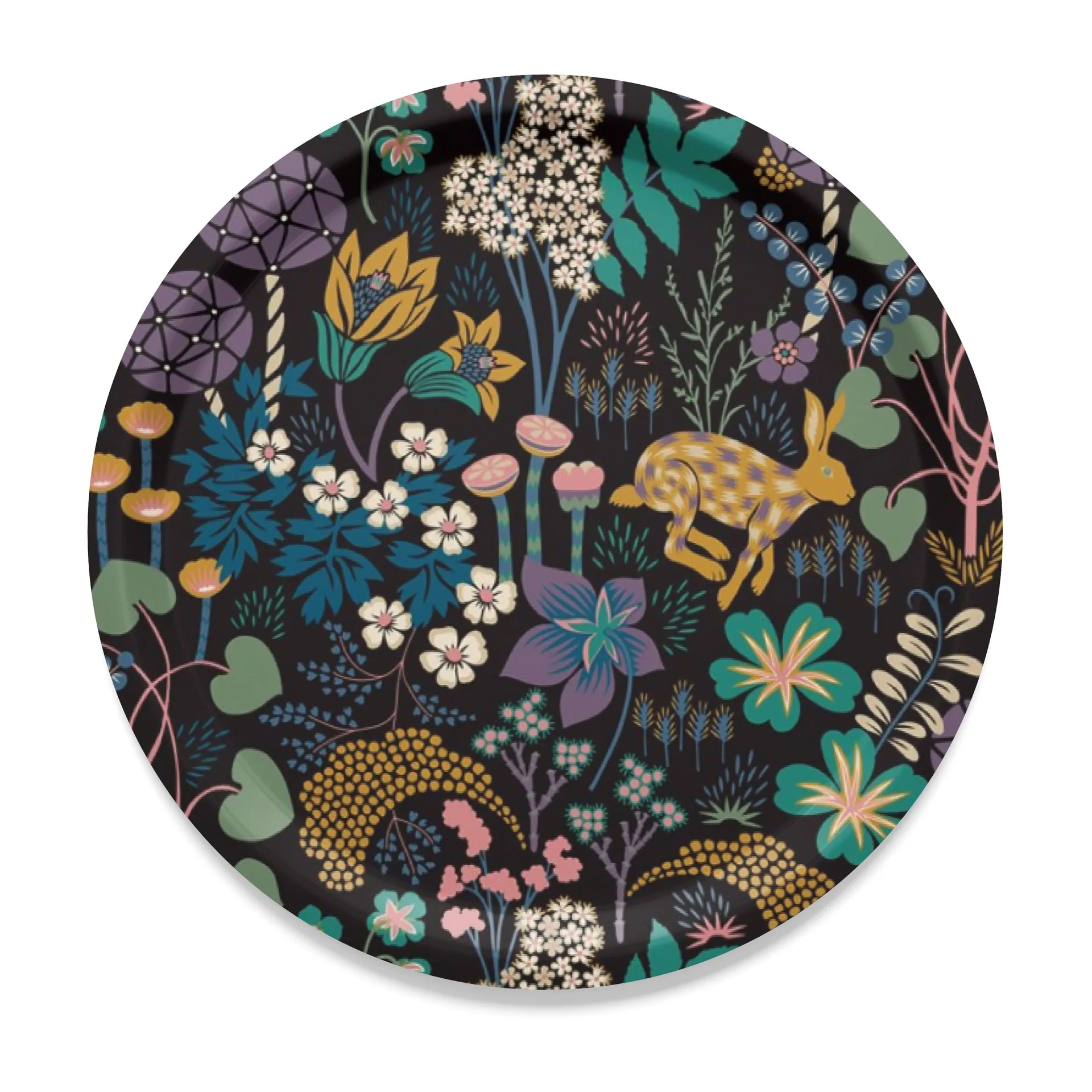 Δίσκος, Lyckeflykt, Ø31 εκ, Μαύρο Arvidssons Textil