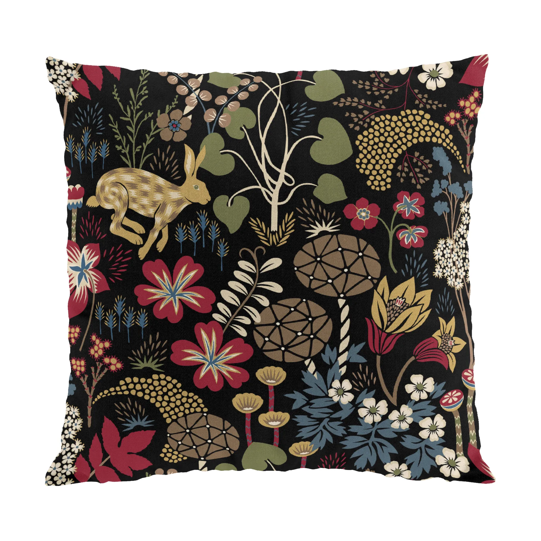 Μαξιλαροθήκη, Lyckeflykt, 47x47 εκ, Κόκκινο-καφέ Arvidssons Textil