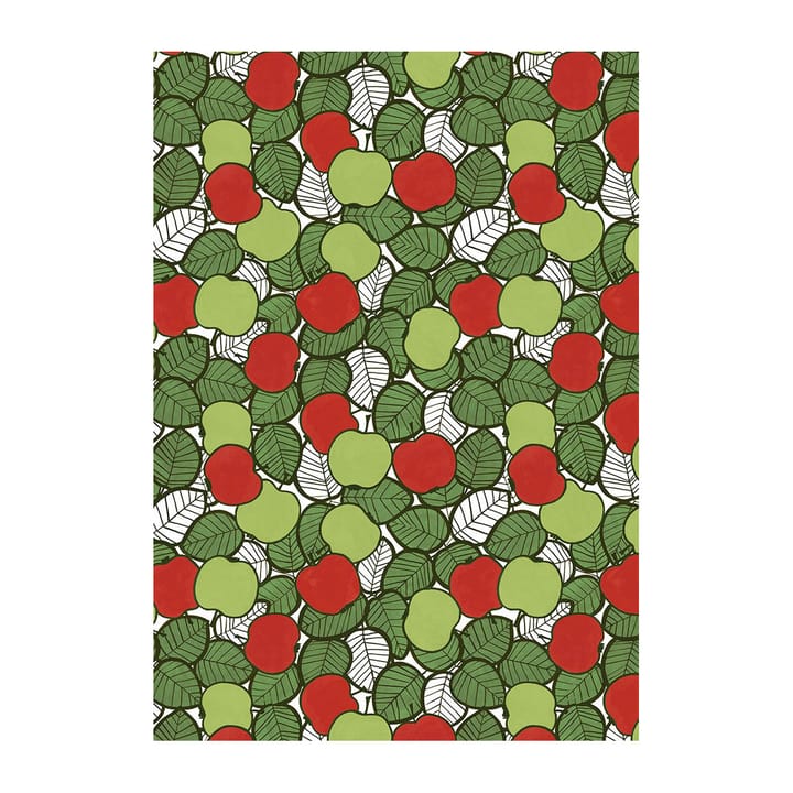 Ύφασμα Päppel - Πράσινο-κόκκινο - Arvidssons Textil