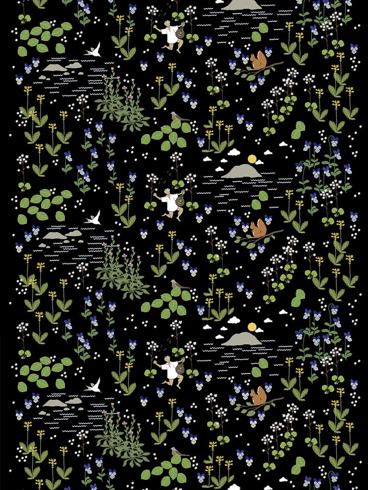 Rönnerdahl μουσαμάς - Μαύρο-πράσινο - Arvidssons Textil