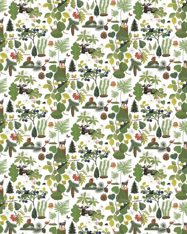 Skogsliv ύφασμα - Πράσινο - Arvidssons Textil