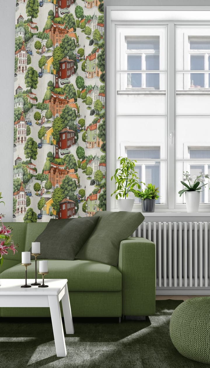 Sommarstad ύφασμα, Πράσινο Arvidssons Textil