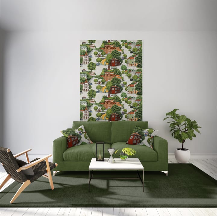 Sommarstad ύφασμα, Πράσινο Arvidssons Textil