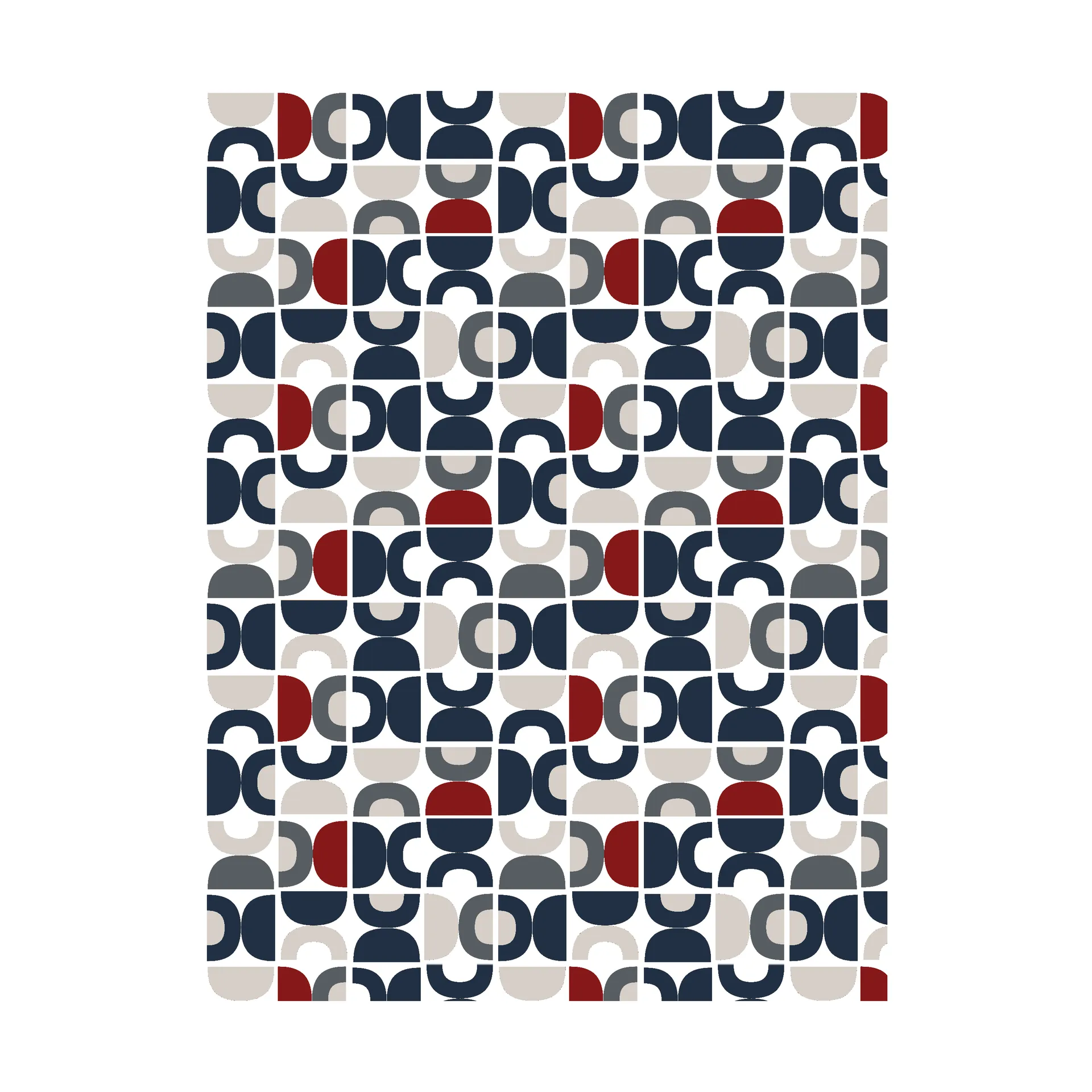 Ύφασμα Spiraldans, Μπλε Arvidssons Textil