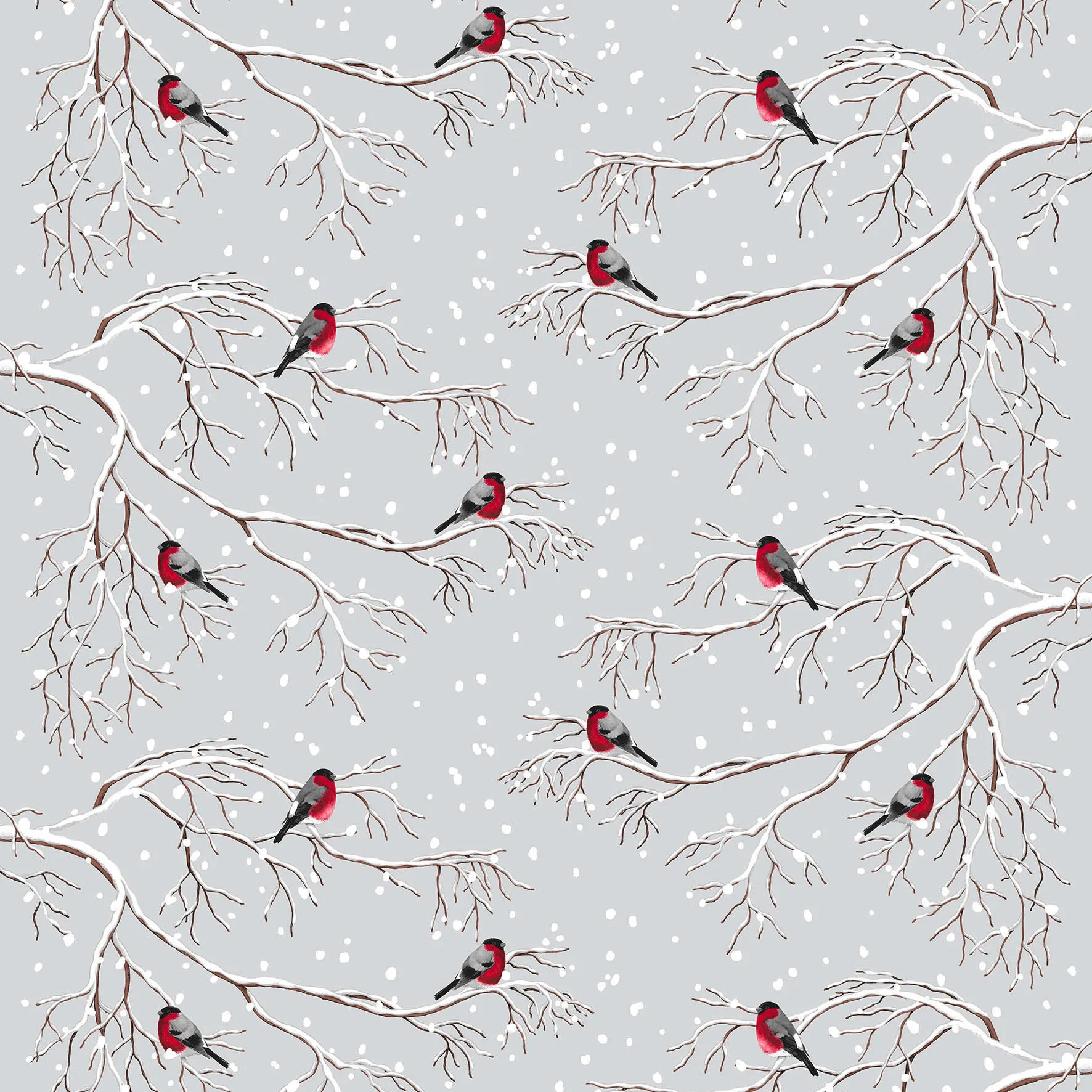 Ύφασμα Vinterland, Γκρι Arvidssons Textil