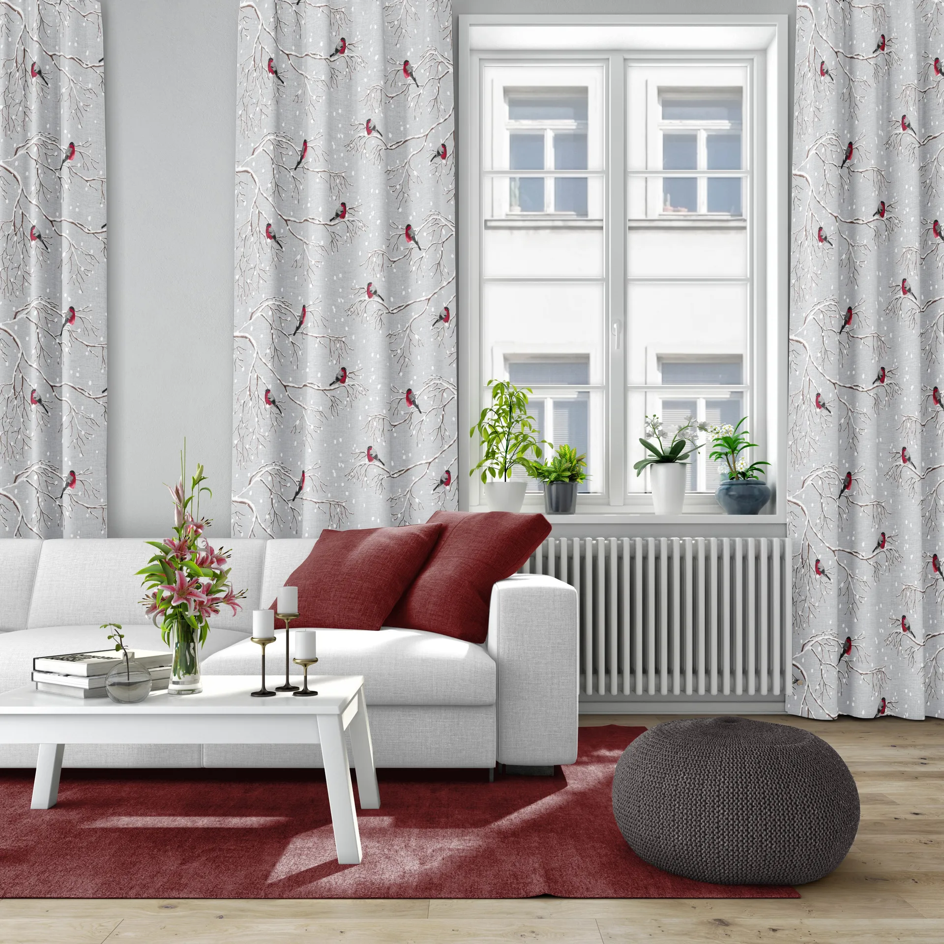 Ύφασμα Vinterland, Γκρι Arvidssons Textil