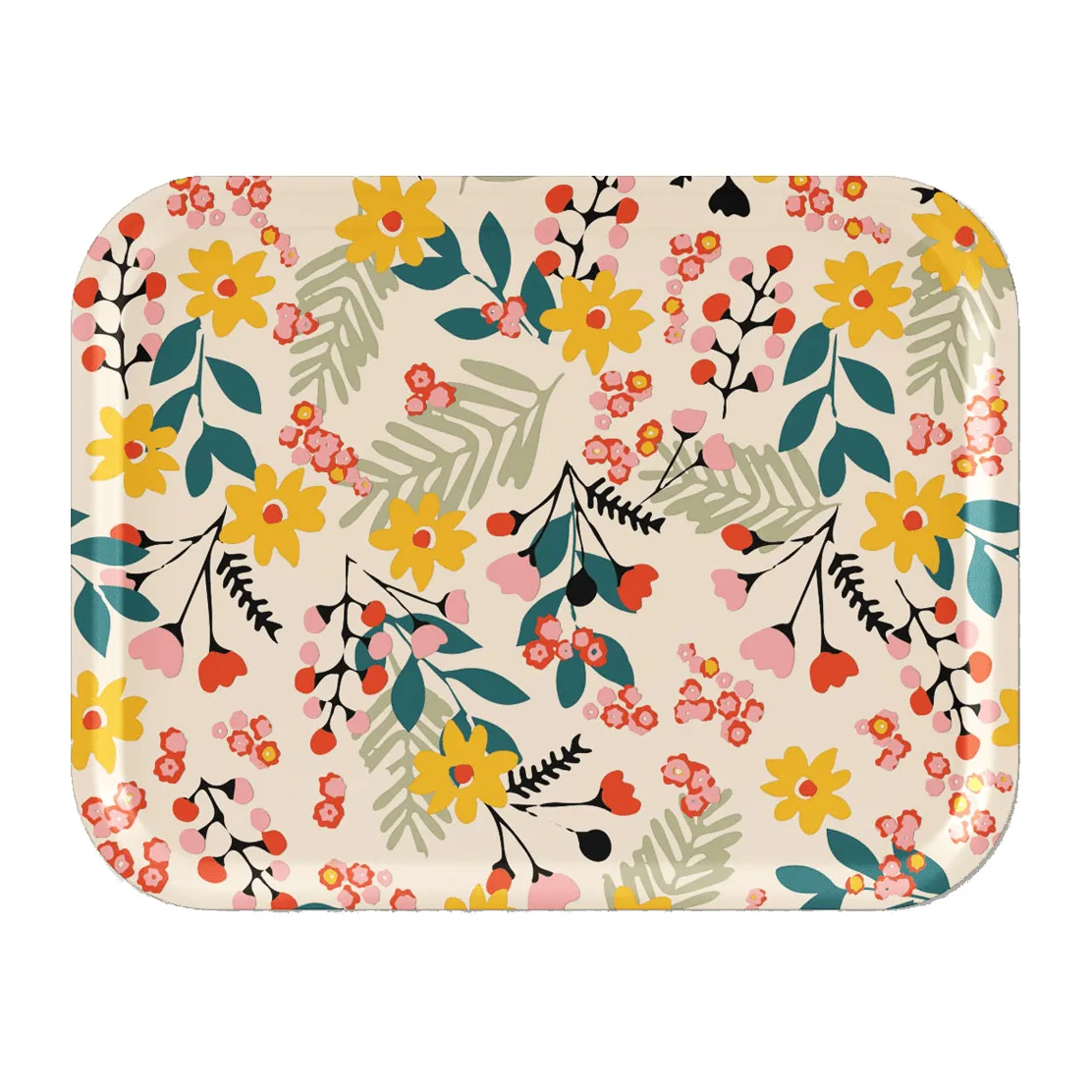 Λουλουδάτος δίσκος 28x36 εκ, Ροζ Åry Home