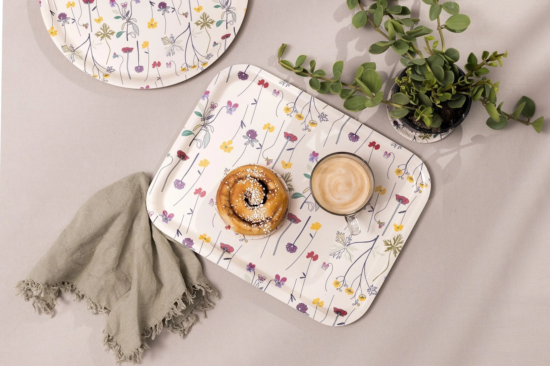 Δίσκος, Herbarium, 33x43 εκ, Υπόλευκο Åry Home