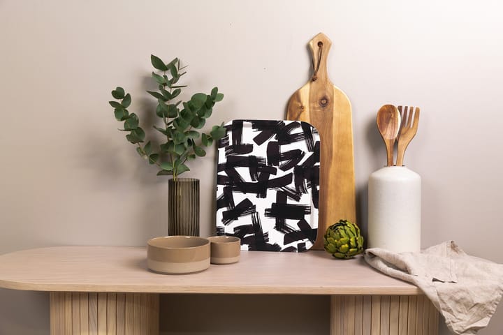Δίσκος, Kryss, 33x43 εκ, Μαύρο-λευκό Åry Home