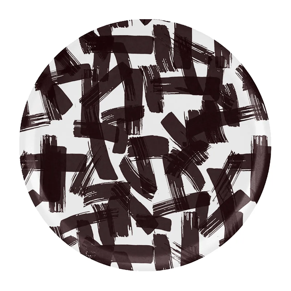 Δίσκος, Kryss, Ø38 εκ, Μαύρο-λευκό Åry Home