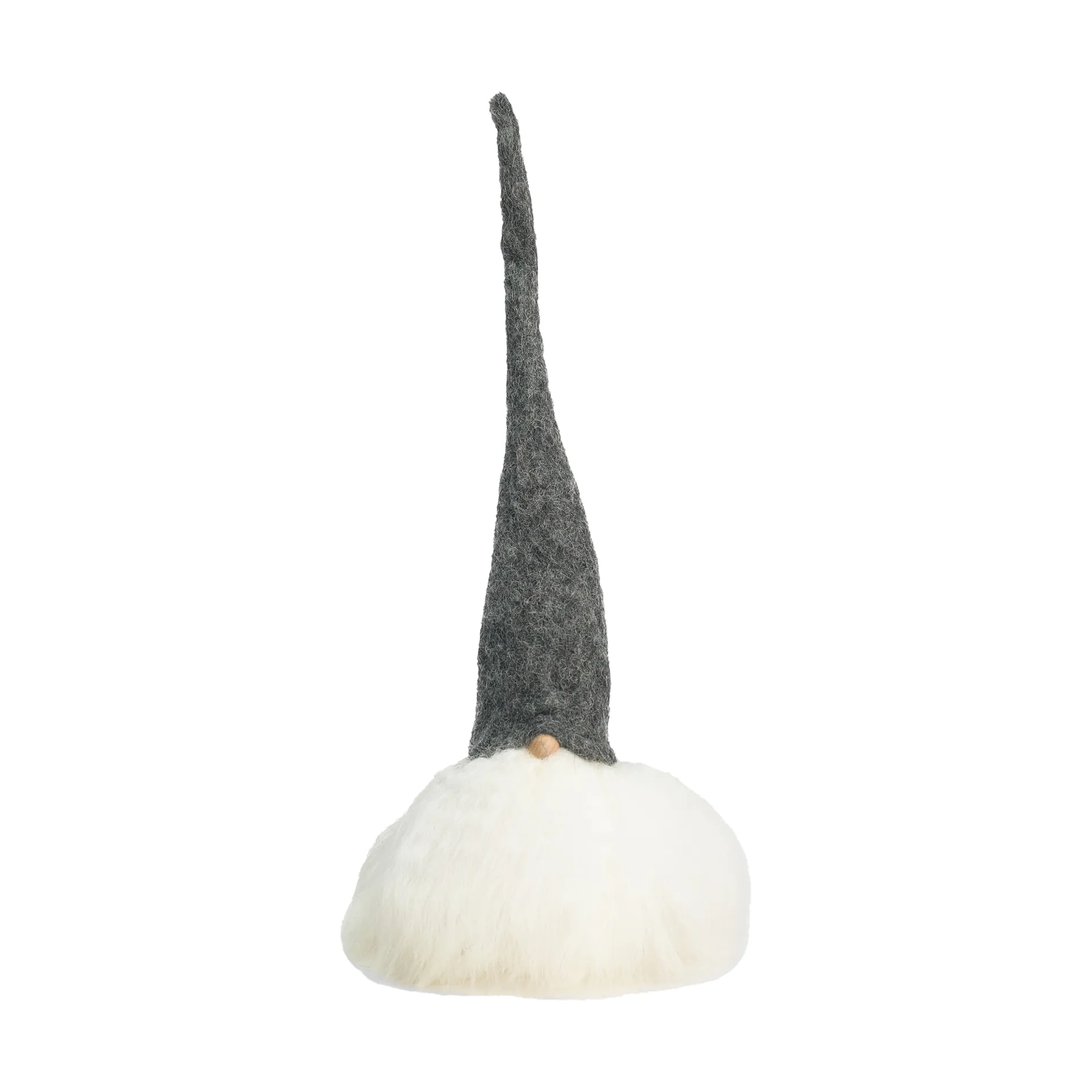 Σκανδιναβικός Άγιος Βασίλης, γκρι/λευκό, μικρό Åsas tomtebod