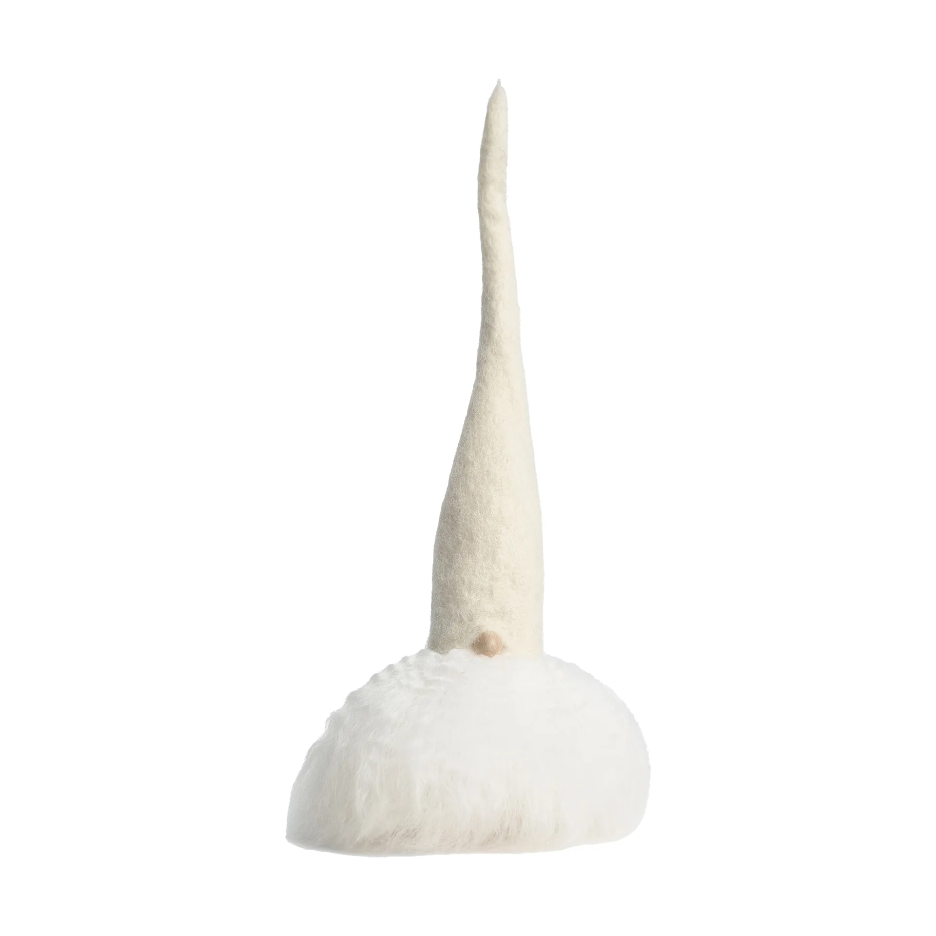 Σκανδιναβικός Άγιος Βασίλης, λευκό/λευκό, μικρό Åsas tomtebod