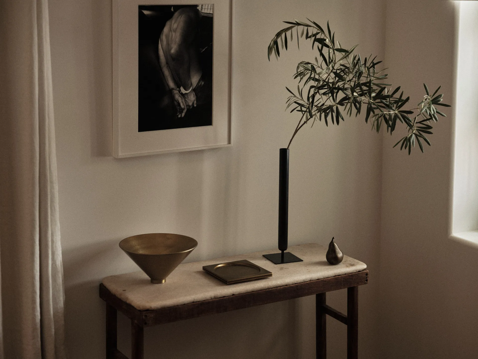 Κωνικό μπολ διαμέτρου 26 εκατοστών, Ορείχαλκος Audo Copenhagen