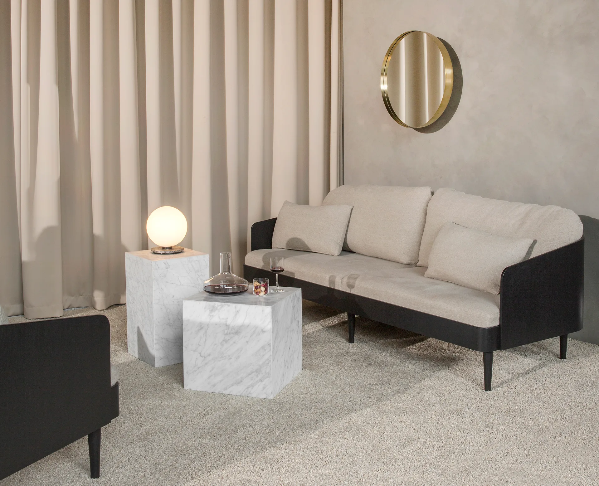 Πλίνθος ψηλό τραπεζάκι 30x30x51 εκ, White Audo Copenhagen