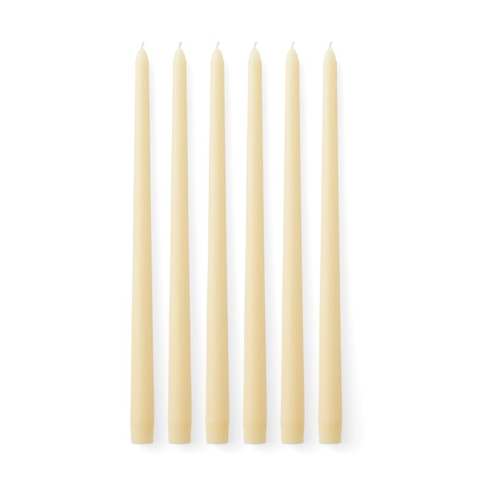 Επιμήκη κεριά 38 εκ συσκευασία 6 τεμαχίων - Ιβουάρ - Audo Copenhagen