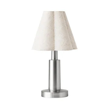 Admiral φορητή επιτραπέζια λάμπα - Chrome-linen, 27 εκ. - Audo Copenhagen
